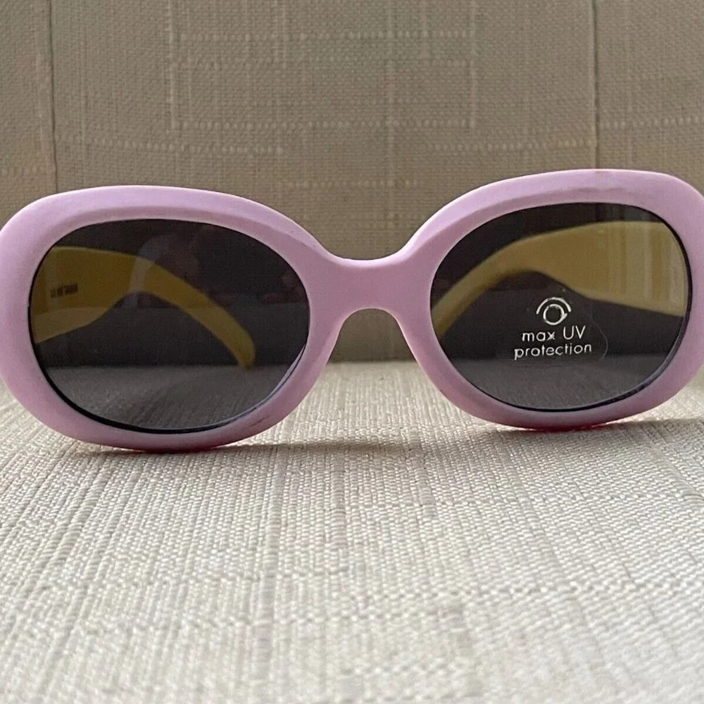Safet Zone Kids Sunglasses Lilac and Orange Tone Eye Wear UV Protect lot of 2